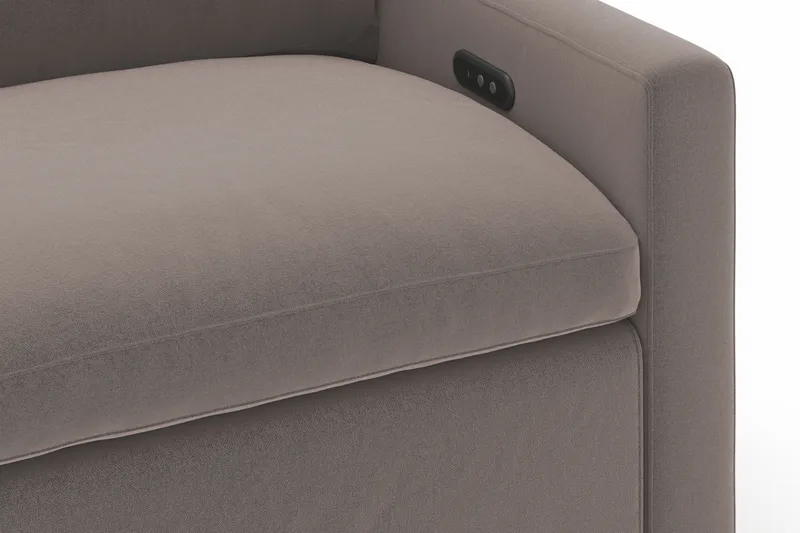 Barsele 3-seter Elektrisk Reclinersofa - Brun - Møbler - Sofaer - Reclinersofaer