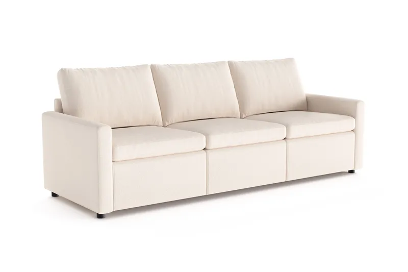 Barsele 3-seter Reclinersofa - Beige - Møbler - Sofaer - Reclinersofaer