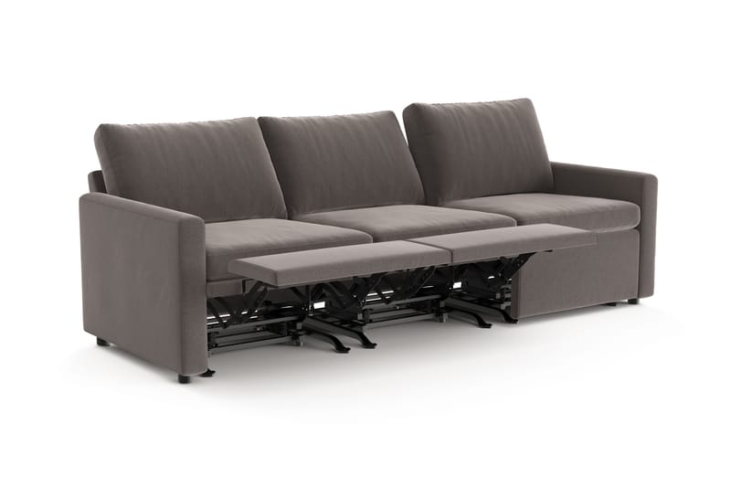 Barsele 3-seter Reclinersofa - Brun - Møbler - Sofaer - Reclinersofaer