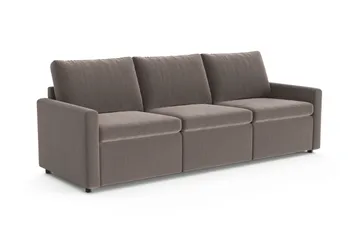 Barsele 3-seter Reclinersofa - Brun - Møbler - Sofaer - Reclinersofaer