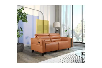 Carpari Dyp 2-seter Kinosofa med Recliner i Stoff - Brun - Møbler - Sofaer - Reclinersofaer