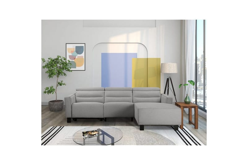 Carpari Reclinersofa 3-seter - Grå - Møbler - Sofaer - Reclinersofaer