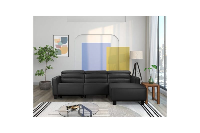 Carpari Reclinersofa 3-seter - Svart - Møbler - Sofaer - Reclinersofaer