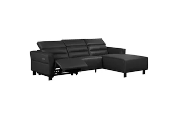 Carpari Reclinersofa 3-seter - Svart - Møbler - Sofaer - Reclinersofaer