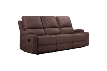 Dallas Reclinersofa 3-seter - Brun - Møbler - Sofaer - Reclinersofaer