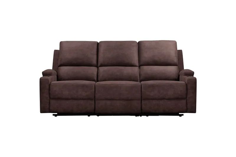 Dallas Reclinersofa 3-seter, Brun