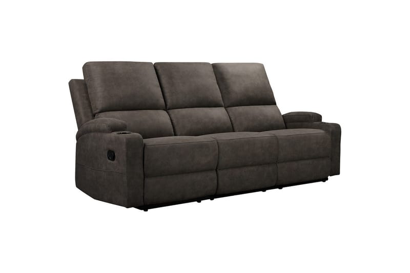Dallas Reclinersofa 3-seter - Grå - Møbler - Sofaer - Reclinersofaer