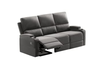 Dallas Reclinersofa 3-seter - Grå - Møbler - Sofaer - Reclinersofaer