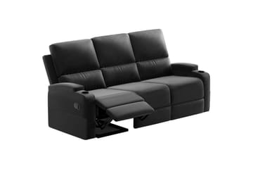 Dallas Reclinersofa 3-seter - Svart - Møbler - Sofaer - Reclinersofaer