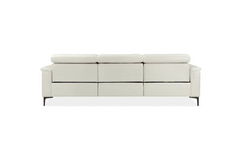 Hjørnesofa 3-seter Lund Krem, PU, Høyre Elektrisk Recliner - Krem, PU, Høyre Elektrisk Recliner - Møbler - Sofaer - Reclinersofaer