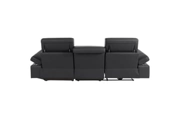 Hjørnesofa 3-seter Rayland Svart, PU, Høyre Manuell Recliner - Svart, PU, Høyre Manuell Recliner - Møbler - Sofaer - Reclinersofaer