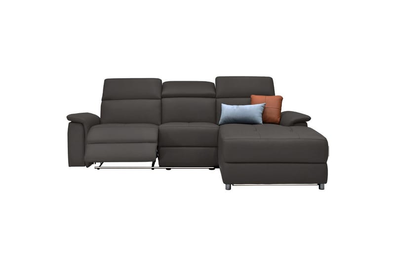 Hjørnesofa 3-seter Pareli Brun, PU, Høyre Elektrisk Recliner - Brun, PU, Høyre Elektrisk Recliner - Møbler - Sofaer - Reclinersofaer