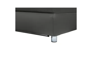 Hjørnesofa 3-seter Pareli Grå, Lær/PU, Høyre Manuell Recliner - Grå, Lær/PU, Høyre Manuell Recliner - Møbler - Sofaer - Reclinersofaer