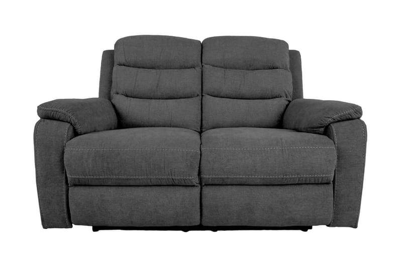 Hvilesofa 2-seter Mimi 153x93xk102 cm Grå - Reclinersofaer - 2 seters kinosofa & reclinersofa