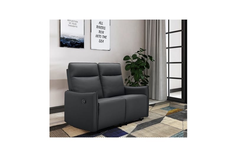 Lugo Reclinersofa 2-seter - Svart - Møbler - Sofaer - Reclinersofaer