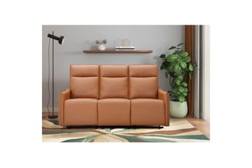 Lugo Reclinersofa 3-seter - Brun - Møbler - Sofaer - Reclinersofaer