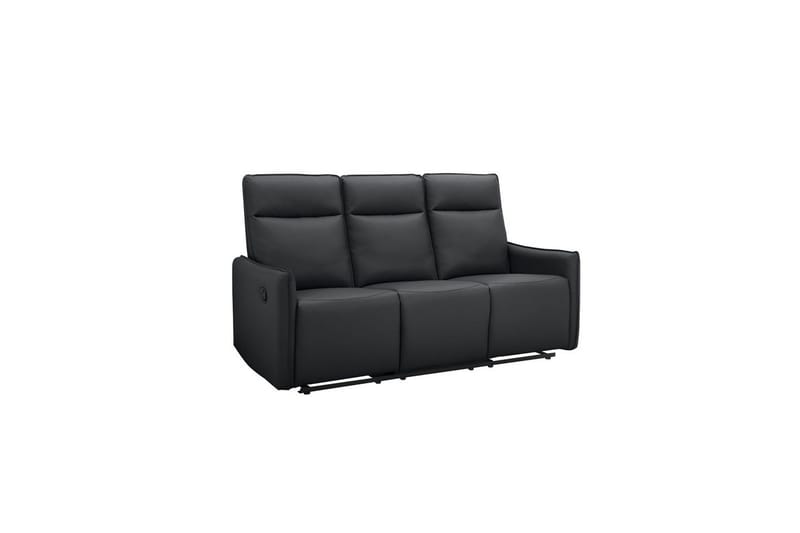 Lugo Reclinersofa 3-seter - Svart - Møbler - Sofaer - Reclinersofaer