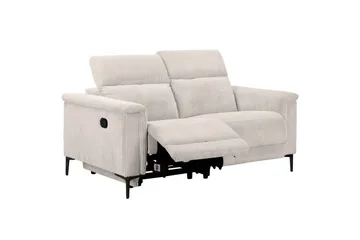 Lund 2-seter Rektangulær Reclinersofa i Kordfløyel - Lysebeige - Møbler - Sofaer - Reclinersofaer