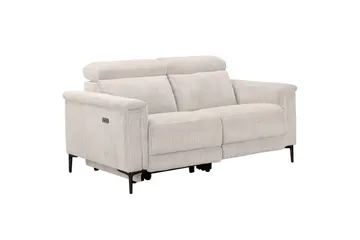 Lund Reclinersofa 2-seter - Hvit - Møbler - Sofaer - Reclinersofaer