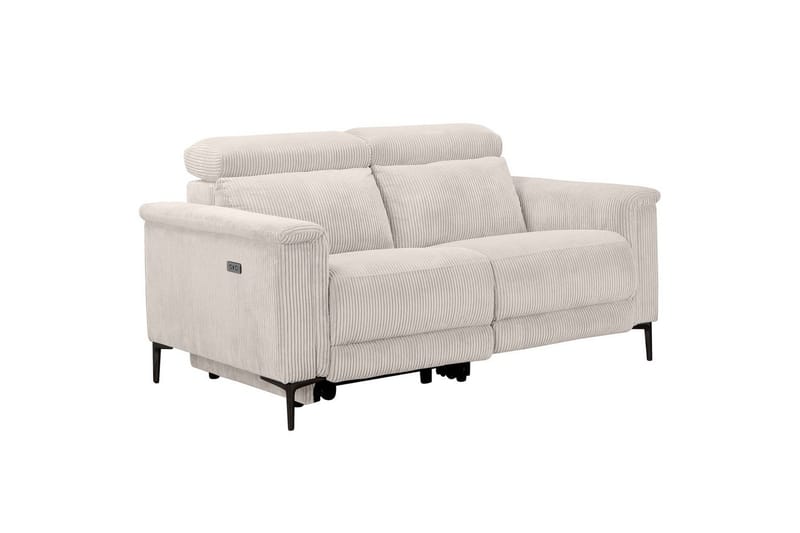 Lund Reclinersofa 2-seter - Hvit - Møbler - Sofaer - Reclinersofaer