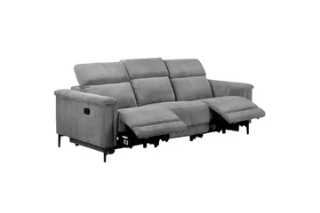 Lund Reclinersofa 3-seter - Grå - Møbler - Sofaer - Reclinersofaer