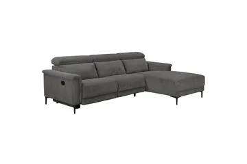 Lund Reclinersofa 3-seter - Grå - Møbler - Sofaer - Reclinersofaer