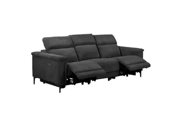 Lund Reclinersofa 3-seter - Grå - Møbler - Sofaer - Reclinersofaer