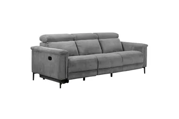 Lund Reclinersofa 3-seter - Grå - Møbler - Sofaer - Reclinersofaer
