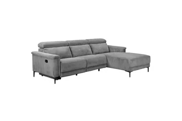 Lund Reclinersofa 3-seter - Grå - Møbler - Sofaer - Reclinersofaer