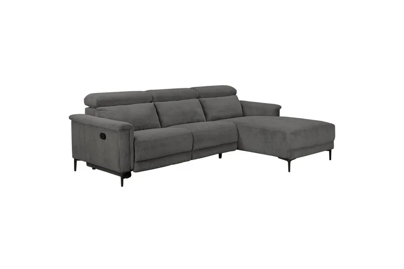 Lund Reclinersofa 3-seter - Grå - Møbler - Sofaer - Reclinersofaer