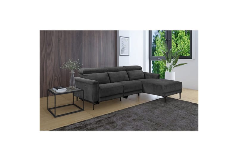Lund Reclinersofa 3-seter - Grå - Møbler - Sofaer - Reclinersofaer
