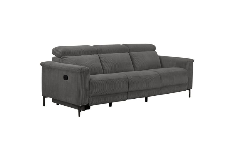 Lund Reclinersofa 3-seter - Grå - Møbler - Sofaer - Reclinersofaer