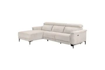Lund Reclinersofa 3-seter - Hvit - Møbler - Sofaer - Reclinersofaer