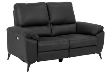 Ranas 2-seters Hjørnereclinersofa Elektrisk - Grå/Svart - Møbler - Sofaer - Reclinersofaer