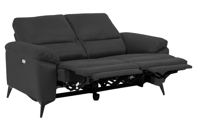 Ranas 2-seters Hjørnereclinersofa Elektrisk - Grå/Svart - Møbler - Sofaer - Reclinersofaer