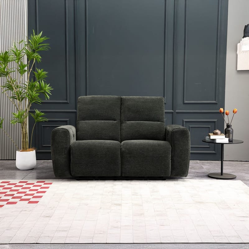 Reclinersofa Ödmark 2-seter med elektrisk mekanisme - grå - Møbler - Sofaer - Reclinersofaer