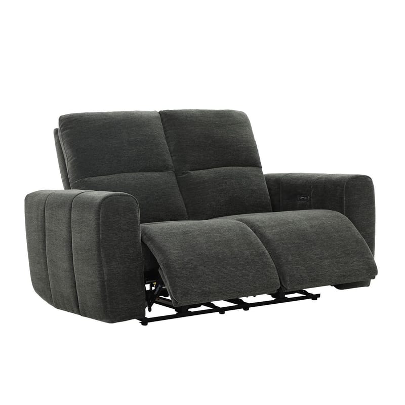 Reclinersofa Ödmark 2-seter med elektrisk mekanisme - grå - Møbler - Sofaer - Reclinersofaer