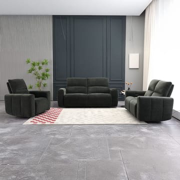 Reclinersofa Ödmark 2-seter med elektrisk mekanisme - grå - Møbler - Sofaer - Reclinersofaer