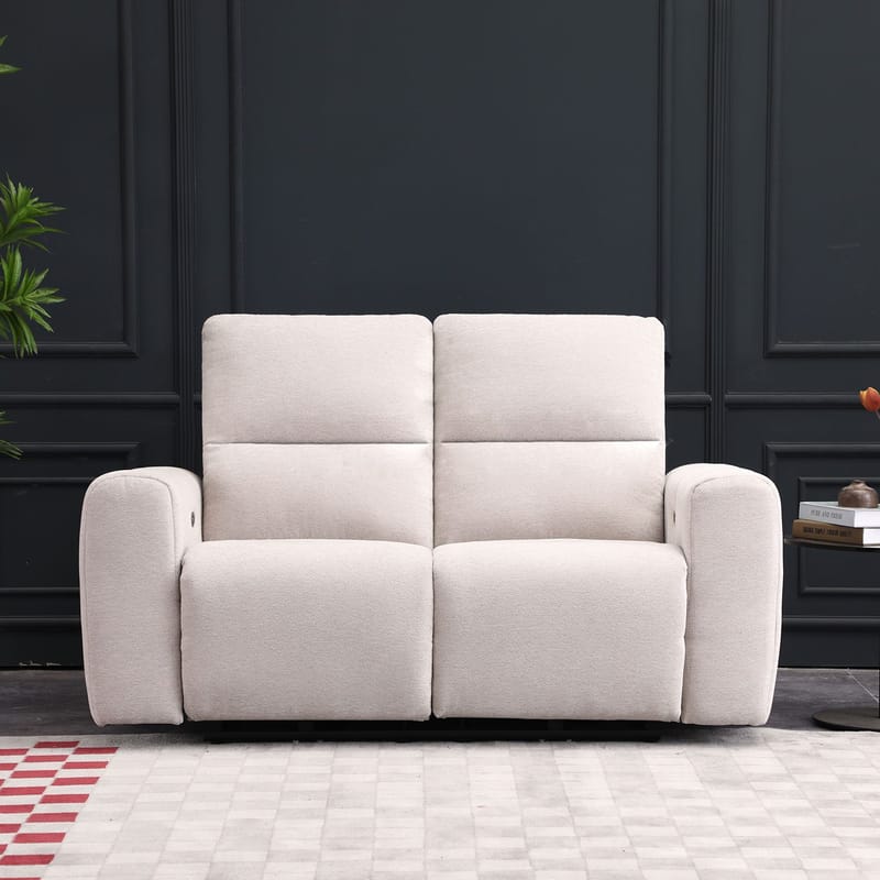 Reclinersofa Ödmark 2-seter med elektrisk mekanisme - lys beige - Møbler - Sofaer - Reclinersofaer