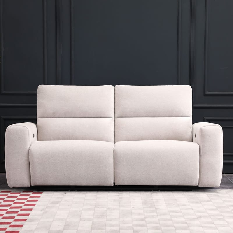 Reclinersofa Ödmark 3-seter med elektrisk mekanisme - lys beige - Møbler - Sofaer - Reclinersofaer