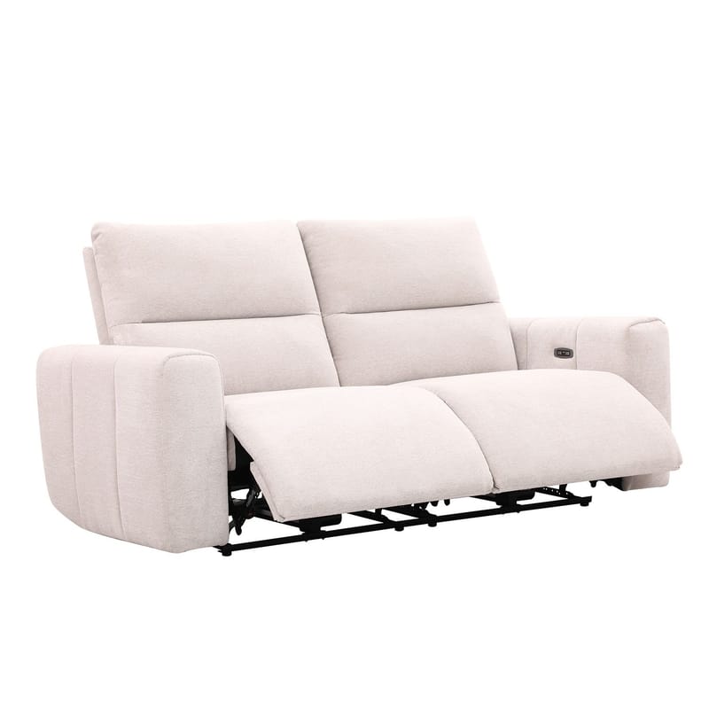 Reclinersofa Ödmark 3-seter med elektrisk mekanisme - lys beige - Møbler - Sofaer - Reclinersofaer