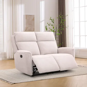Reclinersofa Östvik 2-seter med manuell mekanisme - beige - Møbler - Sofaer - Reclinersofaer