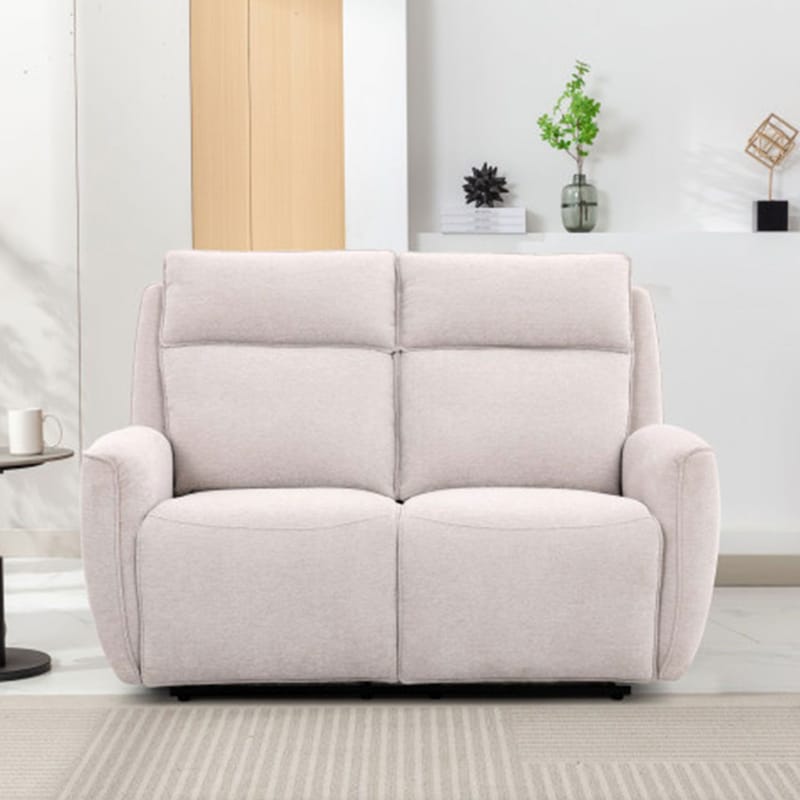 Reclinersofa Östvik 2-seter med manuell mekanisme - beige - Møbler - Sofaer - Reclinersofaer