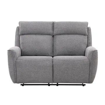 Reclinersofa Östvik 2-seter med manuell mekanisme - grå - Møbler - Sofaer - Reclinersofaer