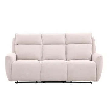 Reclinersofa Östvik 3-seter med manuell mekanisme - beige - Møbler - Sofaer - Reclinersofaer
