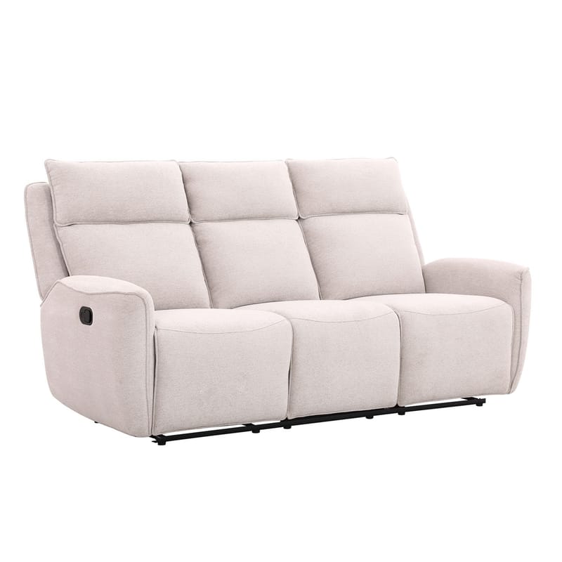Reclinersofa Östvik 3-seter med manuell mekanisme, beige
