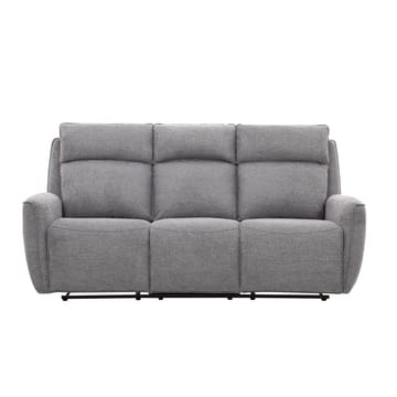 Reclinersofa Östvik 3-seter med manuell mekanisme - grå - Møbler - Sofaer - Reclinersofaer