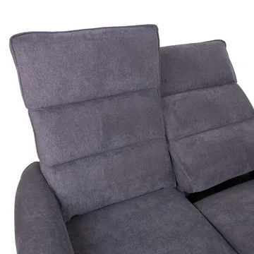 Reclinersofa Dalsor 2-seter med elektrisk mekanisme - Grå - Møbler - Sofaer - Reclinersofaer