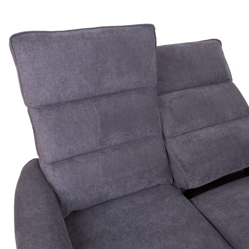 Reclinersofa Dalsor 2-seter med elektrisk mekanisme - Grå - Møbler - Sofaer - Reclinersofaer