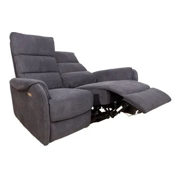 Reclinersofa Dalsor 2-seter med elektrisk mekanisme - Grå - Møbler - Sofaer - Reclinersofaer
